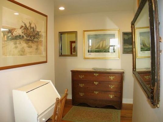 Interior, Bathroom, Wood Texture Flooring, Recessed Lighting