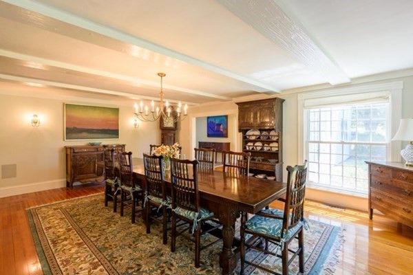 Interior, Wood Texture Flooring, Dining room, Chandelier