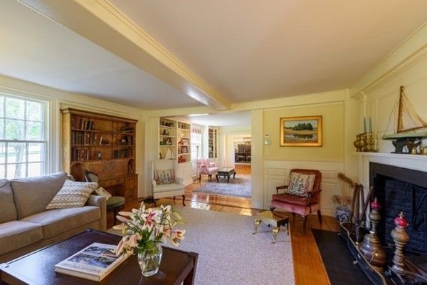 Interior, Wood Texture Flooring, Living room, Fireplace