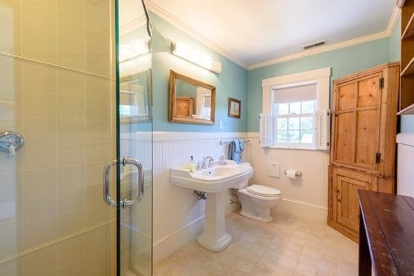 Interior, Bathroom, Glass Shower, Ceramic Tile