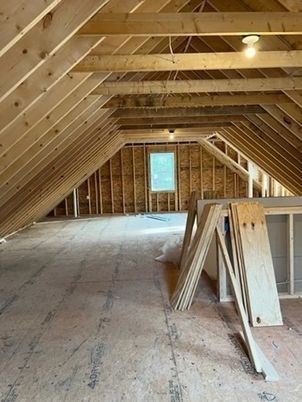 Empty room, Interior, Wooden Beams, Wooden Ceilings, Wooden Walls