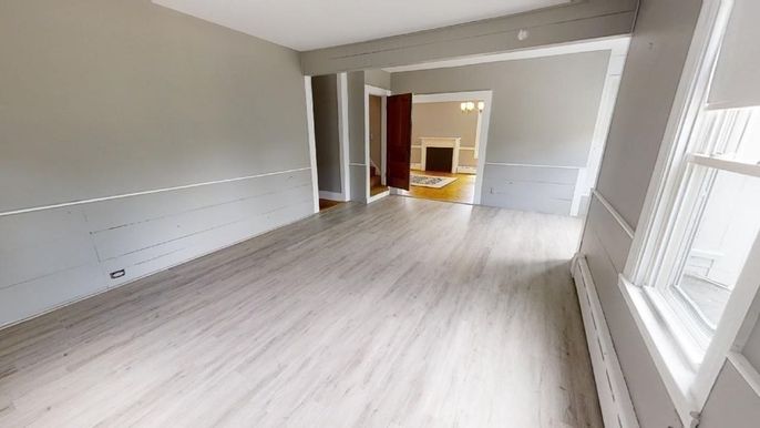 Empty room, Interior, Wood Texture Flooring