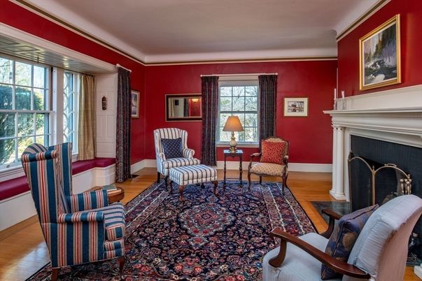 Fireplace, Interior, Wood Texture Flooring
