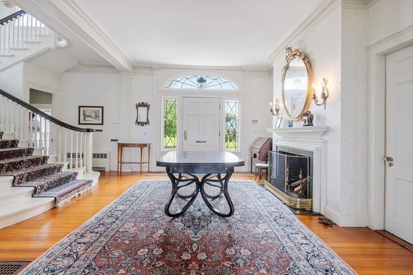 Chandelier, Fireplace, Interior, Wood Texture Flooring