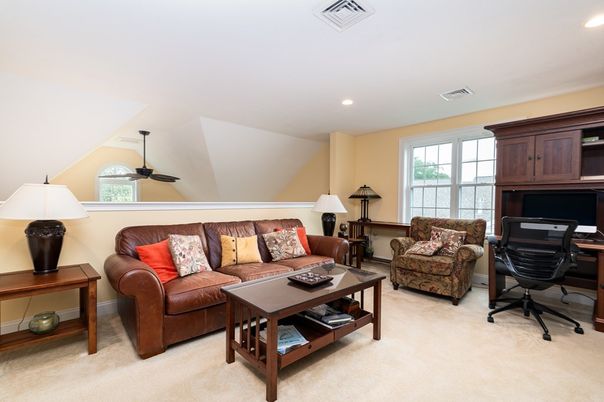 Home Office, Interior, Living room, Recessed Lighting