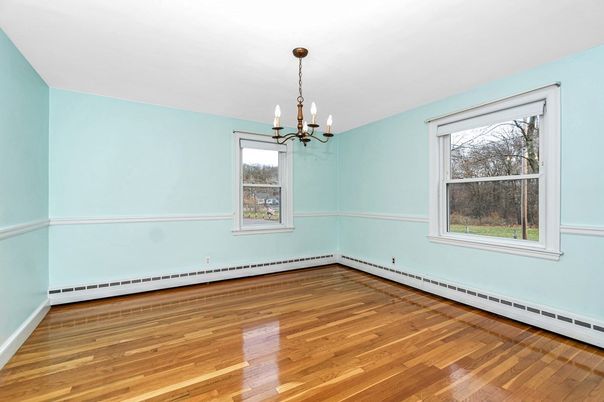 Chandelier, Empty room, Interior, Wood Texture Flooring