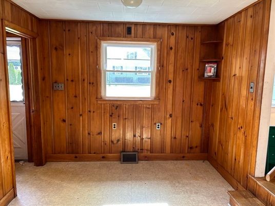 Empty room, Interior, Wooden Walls