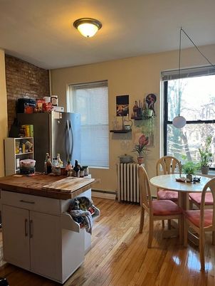 Dining room, Interior, Stone Walls, Wood Texture Flooring