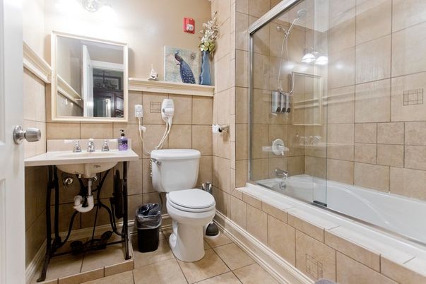 Bathroom, Glass Shower, Interior