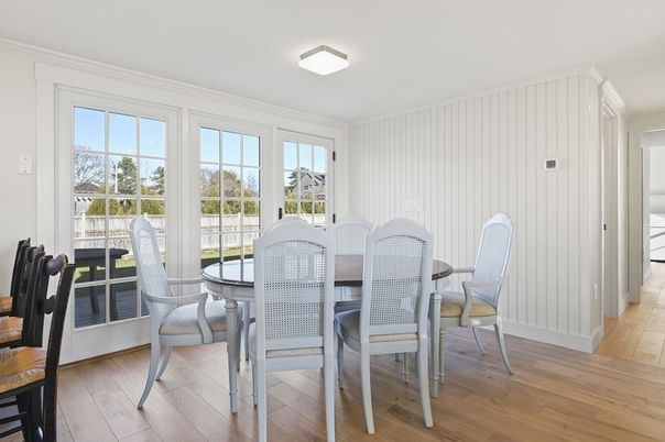Dining room, Interior, Wood Texture Flooring