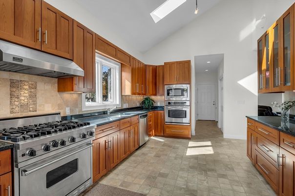 Interior, Kitchen, Recessed Lighting, Stainless Steel Appliances