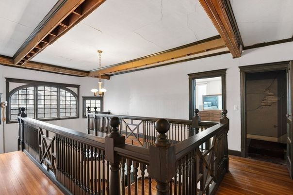Chandelier, Interior, Wood Texture Flooring