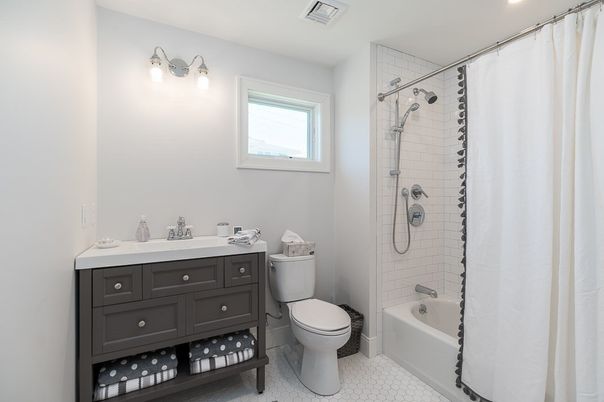 Bathroom, Interior, Recessed Lighting
