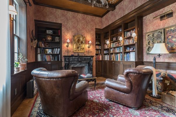 Fireplace, Interior, Wood Texture Flooring