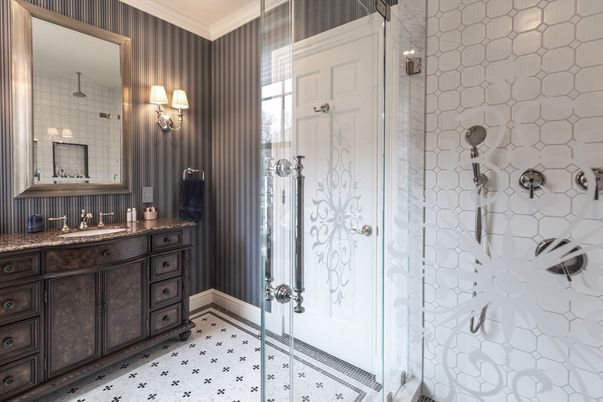 Bathroom, Glass Shower, Interior