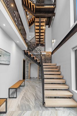Interior, Marble, Recessed Lighting
