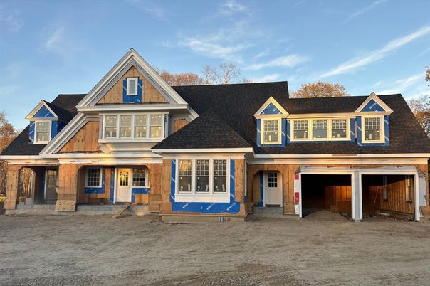 Attached, Exterior, Facade, Farmhouse