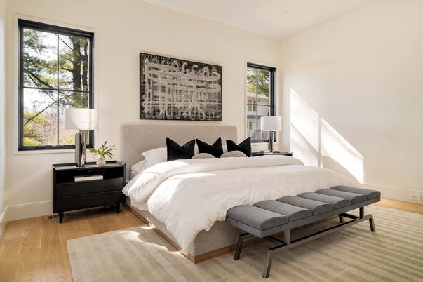 Bedroom, Interior, Wood Texture Flooring