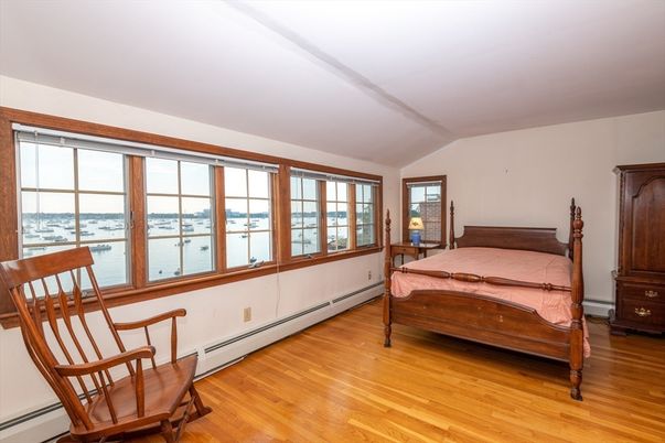 Bedroom, Interior, Water, Wood Texture Flooring