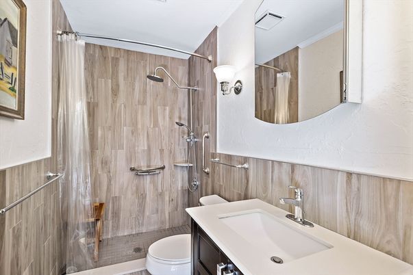 Bathroom, Glass Shower, Interior