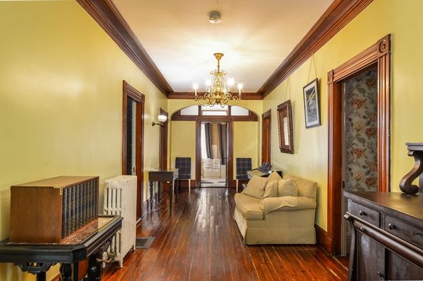 Chandelier, Interior, Wood Texture Flooring