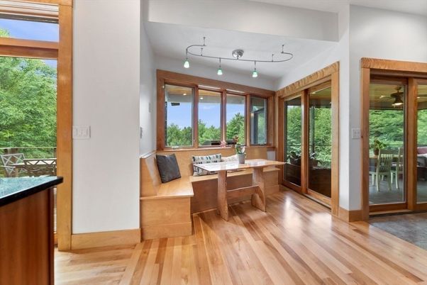 Home Office, Interior, Wood Texture Flooring
