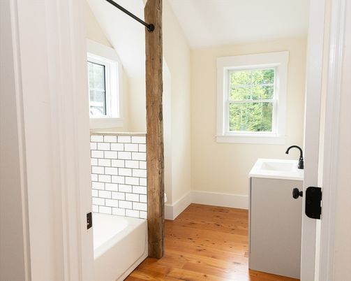 Bathroom, Interior, Wood Texture Flooring