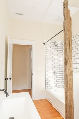 Bathroom, Interior, Wood Texture Flooring