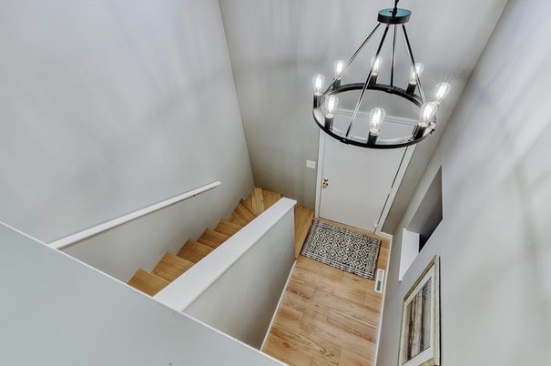 Interior, Pendant Lights, Wood Texture Flooring