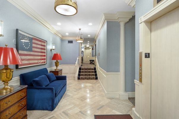Elevator, Interior, Pendant Lights, Recessed Lighting