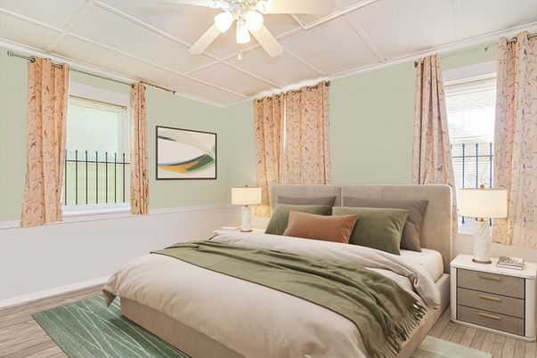 Bedroom, Interior, Wood Texture Flooring