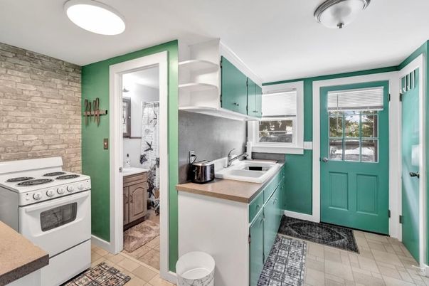 Interior, Kitchen, Stone Walls