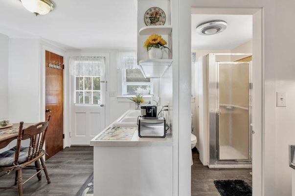 Interior, Kitchen, Wood Texture Flooring
