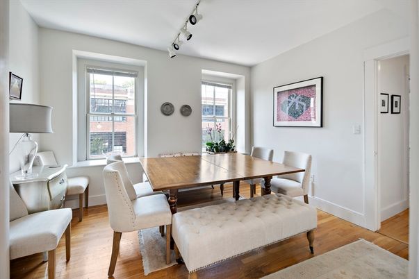 Dining room, Interior, Wood Texture Flooring