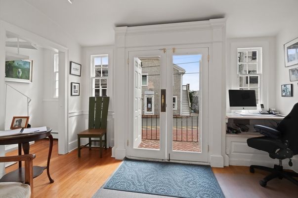 Home Office, Interior, Wood Texture Flooring