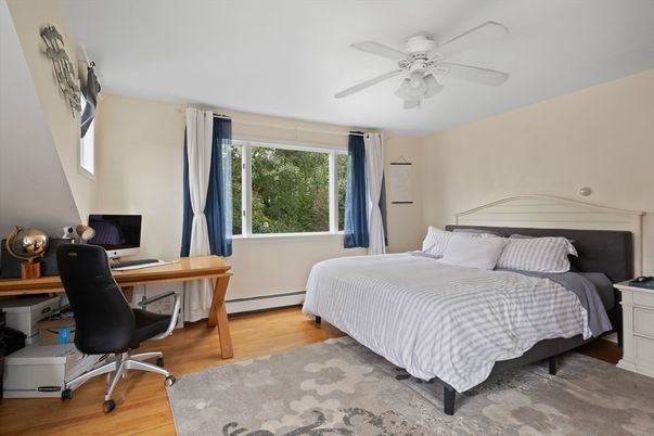 Bedroom, Home Office, Interior, Wood Texture Flooring