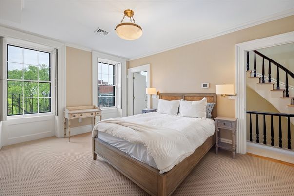 Bedroom, Interior, Pendant Lights
