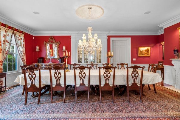 Chandelier, Dining room, Interior