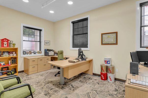 Home Office, Interior, Recessed Lighting