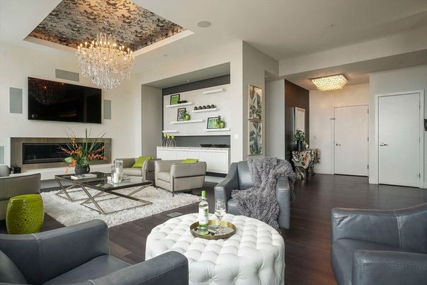 Chandelier, Fireplace, Interior, Living room, Wood Texture Flooring