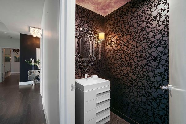 Bathroom, Interior, Wood Texture Flooring