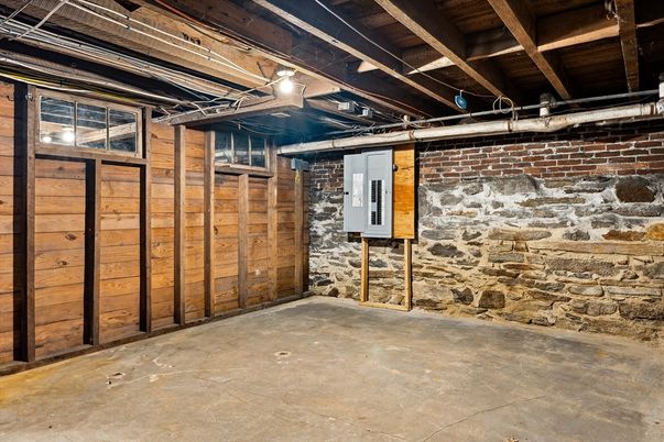 Interior, Stone Walls, Wooden Beams, Wooden Walls
