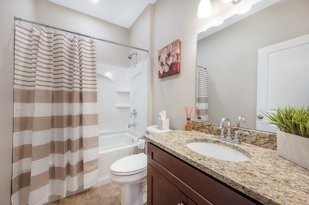 Bathroom, Interior, Recessed Lighting