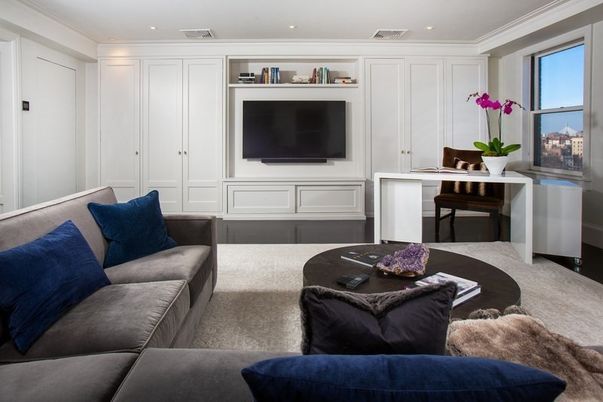 Interior, Living room, Recessed Lighting