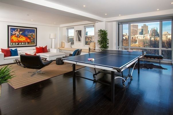 Game Room, Interior, Living room, Recessed Lighting, Wood Texture Flooring