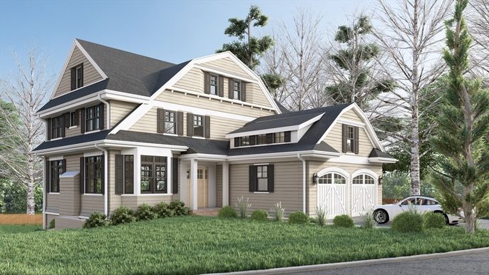Attached, Exterior, Facade, Farmhouse