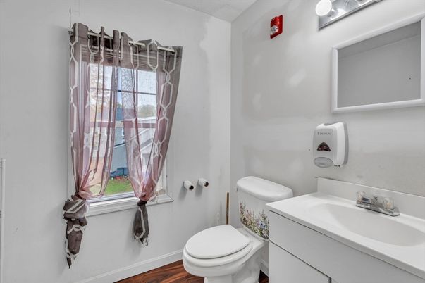 Bathroom, Interior, Wood Texture Flooring