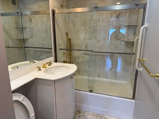 Bathroom, Glass Shower, Interior