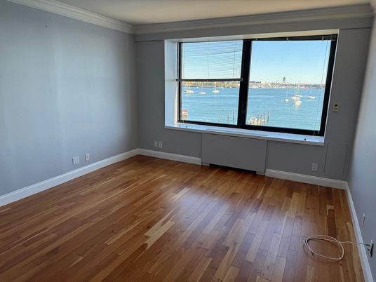 Empty room, Interior, Water, Wood Texture Flooring