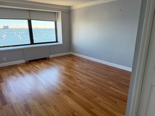 Empty room, Interior, Water, Wood Texture Flooring